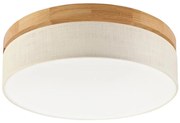 Brilagi - Plafonieră LED BELLADONNA, 36 W, 230 V, Ø 40 cm, crem/stejar