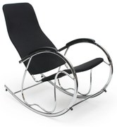 Fotoliu balansoar Hara 2 (negru). Promo -6%. 770253