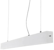 Lustra LED moderna design minimalist LINNEA 112cm alba