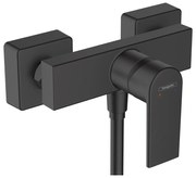 Baterie dus Hansgrohe Vernis Shape monocomanda negru mat