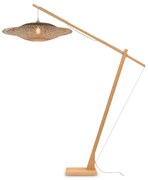 Lampadar din bambus KALIMANTAN orizontal L natur, 87cm