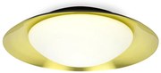 Plafoniera LED moderna SIDE 450 17W negru/auriu