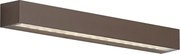 Lampă de perete industrială de exterior maro rugină 55 cm, inclusiv LED IP65 - Hannah