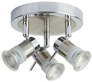 Plafoniera directionabila pentru baie IP44 IP44 Aries 3L 7443CC-LED SRT