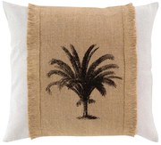 Pernă decorativă din amestec de iută 45x45 cm Rico – douceur d'intérieur