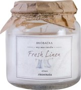 Lumânare parfumată din ceară de soia, 455 g, 45 ore, „Fresh Linen"