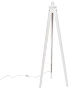 Lampă de podea rustică cu trepied alb - Tripod Classic