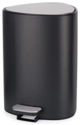 Coș de gunoi negru mat cu pedală din oțel 5 l EasyStore Luxe – Joseph Joseph