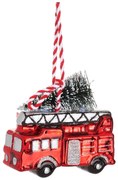 Ornament de Crăciun lucrat manual 8 cm Fire Engine – Sass & Belle