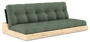 Canapea verde extensibilă 196 cm Base – Karup Design