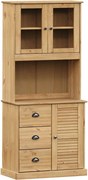 vidaXL Dulap înalt VIGO, 78x40x175 cm, lemn masiv de pin
