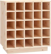 vidaXL Dulap de vinuri, 55,5x34x61 cm, lemn masiv de pin