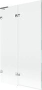 Mexen Lunar L paravan de baie cu 2 uși, stânga 110 x 150 cm, transparent, crom - 897L-110-100-01-00-L