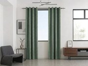 Draperie opaca LOOM VELVET 140x250 cm, verde Agatat: Rejansa