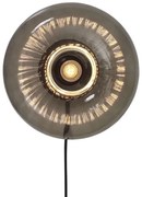 Aplica de perete din sticla Brussels negru/ antracit