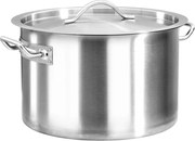 vidaXL Oală de supă, 40 x 26 cm, oțel inoxidabil, 32 L