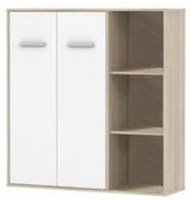 Dulap arhiva, stejar sonoma alb, MAURUS NEW MA32