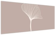 Tablou - Frunze bej N⁰5 (120x50 cm)