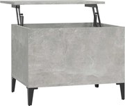 vidaXL Măsuță de cafea, gri beton, 60x44,5x45 cm, lemn prelucrat