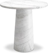 Masuta laterala din marmura alba design elegant LUX Terry