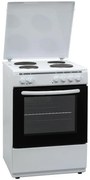 Aragaz Crown 6410A, 65L, 4 arzătoare, 6 programe, 300C, termostat, capac, alb