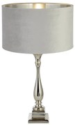 Veioza/Lampa de masa design lux elegant Belle crom/gri