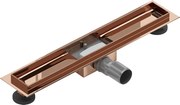 Mexen Flat corp de scurgere liniară 60 cm, aur roz - 1615060