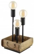 Veioza vintage 4 becuri E27 Wootoon 43594 Eglo