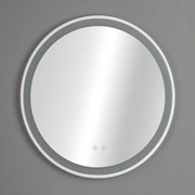 Brilagi-LED Oglindă AVA ECO cu iluminare LED integrată 11,5W/230V, dimabilă, cu sistem anti-aburire și sticlă fumurie, Ø 60 cm, IP44