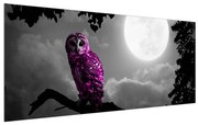 Tablou cu bufnița nocturnă (120x50 cm), în 40 de alte dimensiuni noi