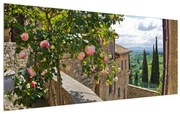 Tablou străzii mediteraneene de vară (120x50 cm), în 40 de alte dimensiuni noi