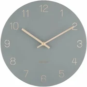 Ceas de design, de perete, Karlsson 5788GY, diam. 30 cm