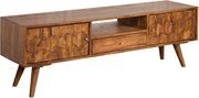 Comoda TV din lemn Mystic Living 140cm Sheesham