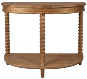 Consola din lemn de pin, semi-rotunda,Tradition