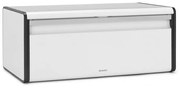 Cutie de pâine Brabantia Fall Front 1003246, 18 l, 46.5x25 cm, Montare pe perete, Fără amprente, Alb