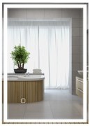 HOMCOM Oglinzi de baie, oglindă pentru baie cu LED-uri cu comutator tactil, Alb | Aosom Romania