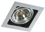 Spot incastrabil directionabil de tavan/plafon SISTO 1 ALU