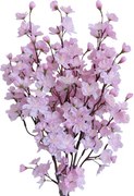 Buchet de crenguțe CIREȘ roz 78 cm, 3 buc.