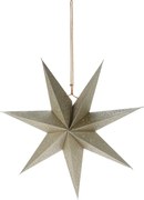 Stea de Crăciun suspendată, 45 cm, champagne