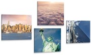 Set tablouri New York în culori unice