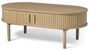 Măsuță de cafea în culoare naturală cu aspect de lemn de stejar 60x120 cm Meta – Unique Furniture