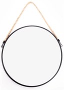 Oglindă rotundă de perete , Ø 37 cm