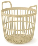 Cos cu manere II, diametru 36,4 cm, bej