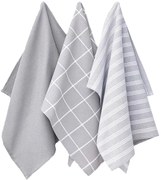 Set 3 prosoape de bucatarie Uni, 50 x 70 cm