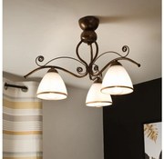 Lustră aplicată RETRO 3xE27/60W/230V patină bronz