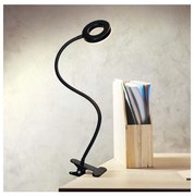 Lampă LED dimabilă cu clemă Brilagi ORBELA LED/8W/230V 3000/4000/5000K negru