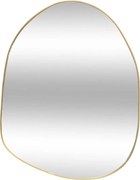 Oglinjoară asimetrică ROMAN, aurie, 30 x 40 cm