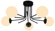 Lustră Squid Lighting Star, înălțime 34 cm, negru