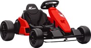 AIYAPLAY Go-Kart electric 24V, mod Drift, scaun reglabil, centură de siguranță în 5 puncte, funcție muzicală, claxon, 6-12 ani Roșu | Aosom Romania