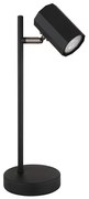 Lampă de masă Globo 57918TB JAMES 1xGU10/5W/230V negru